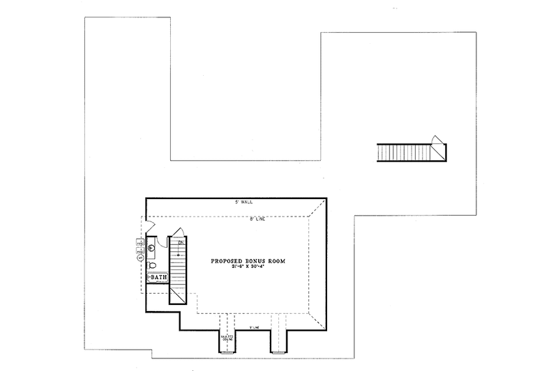 Home Plan - Floor Plan - Upper Floor for Country House Plan #17-2754 - 4 bed, 5 bath