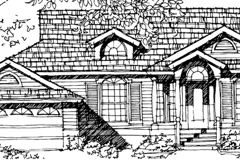 Dream House Plan - Country Exterior - Front Elevation Plan #1007-47