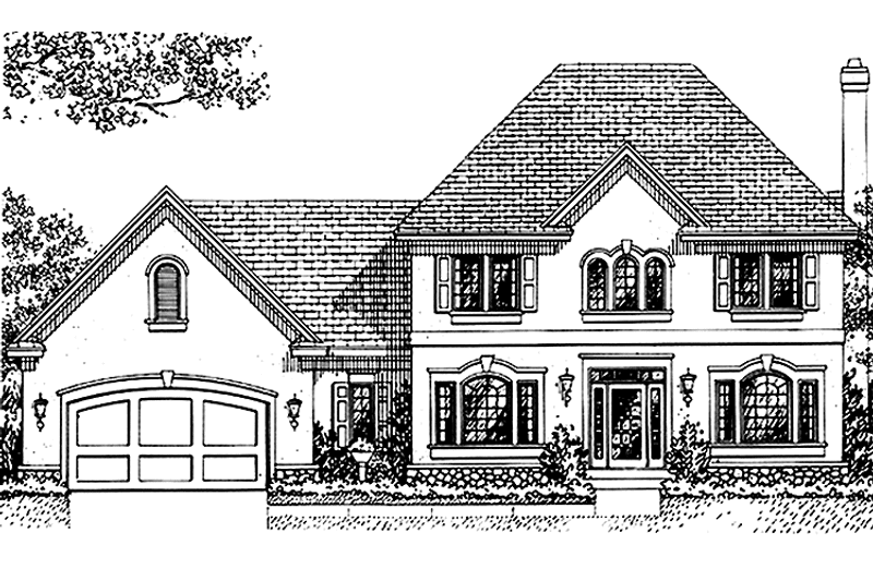 Home Plan - Exterior - Front Elevation 3 for Traditional House Plan #51-767 - 3 bed, 2.5 bath