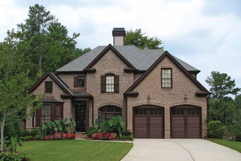 Dream House Plan - Exterior - Front Elevation 3 for European House Plan #54-290 - 4 bed, 3.5 bath