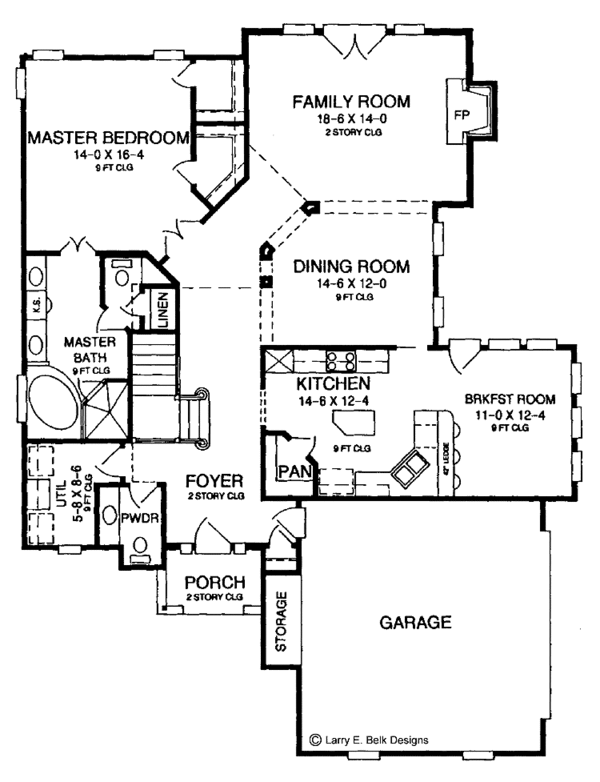 House Plan Design - Cottage Floor Plan - Main Floor Plan #952-99