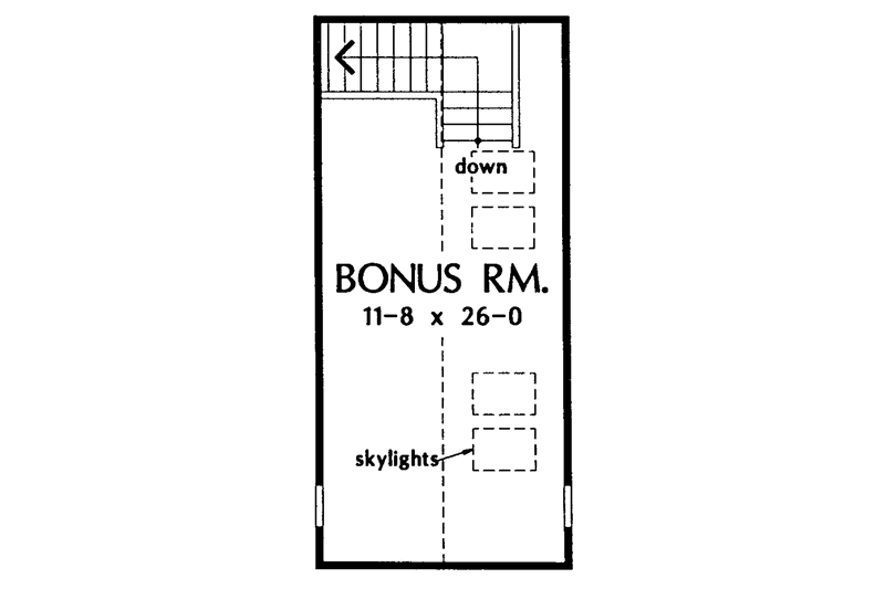 Home Plan - Floor Plan - Other Floor for Ranch House Plan #929-166 - 3 bed, 2 bath