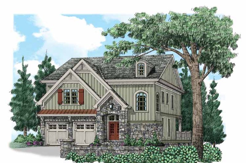 Home Plan - Exterior - Front Elevation 3 for Traditional House Plan #927-538 - 4 bed, 3 bath