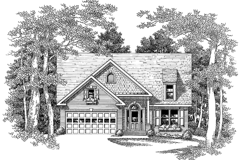 Home Plan - Exterior - Front Elevation 3 for Bungalow House Plan #927-200 - 3 bed, 2 bath