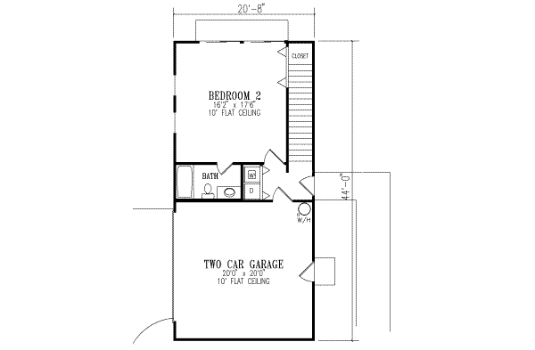 Adobe / Southwestern Floor Plan - Main Floor Plan #1-240