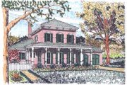 Colonial Style House Plan - 3 Beds 2.5 Baths 2371 Sq/Ft Plan #76-104 