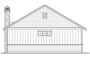 Exterior - Rear Elevation for Craftsman House Plan #124-989 - 1 bed, 1 bath