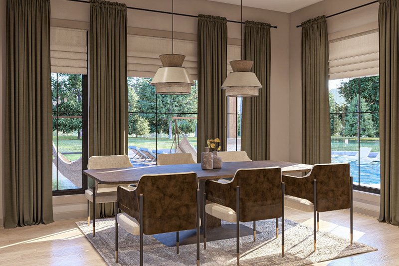 House Design - Interior - Dining Room for Country House Plan #455-344 - 2 bed, 2 bath