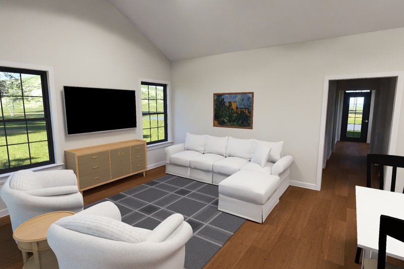 House Blueprint - Interior - Family Room 3 for Cottage House Plan #513-2451 - 4 bed, 2.5 bath