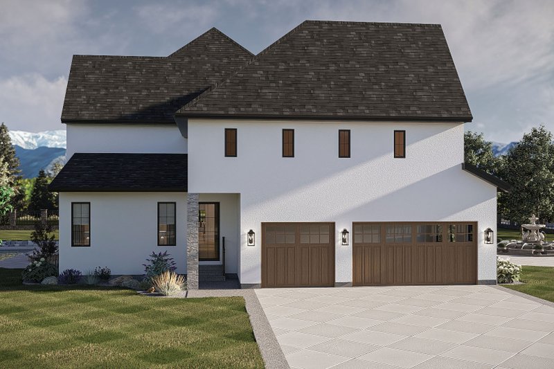 Dream House Plan - Exterior - Other Elevation 1 for Cottage House Plan #455-802 - 4 bed, 3.5 bath
