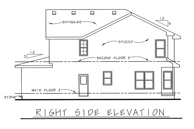 Dream House Plan - Exterior - Front Elevation 3 for European House Plan #20-1691 - 3 bed, 3 bath