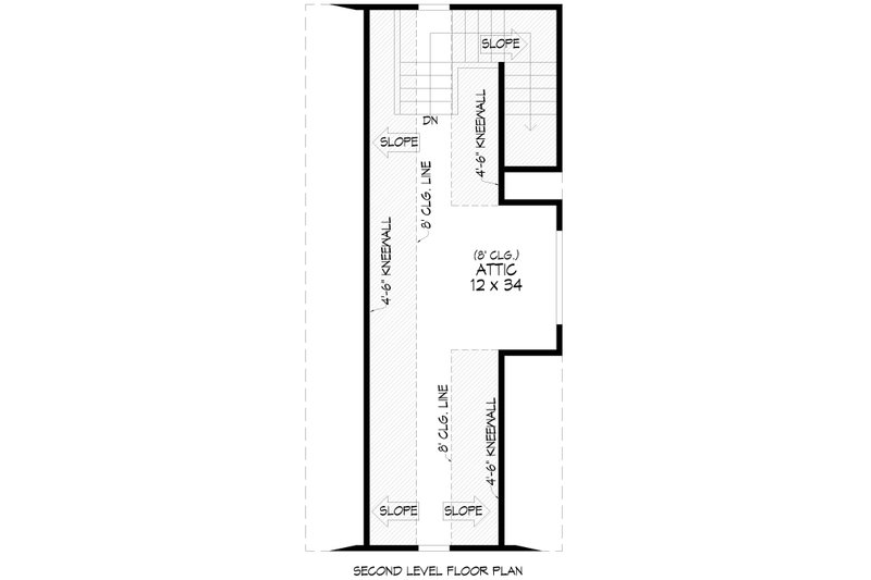House Plan Design - Floor Plan - Upper Floor for Craftsman House Plan #932-1339, 0 bath