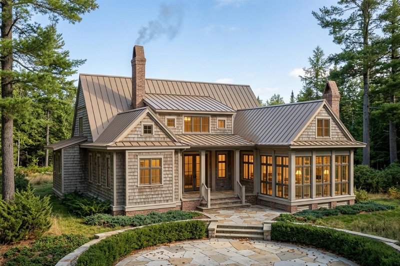 Architectural House Design - Exterior - Rear Elevation for Farmhouse House Plan #928-10 - 4 bed, 4.5 bath