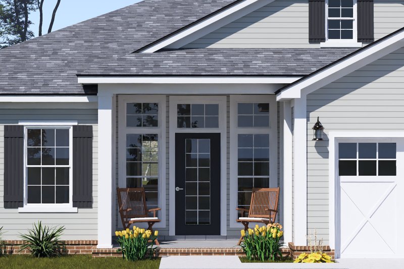 Architectural House Design - Exterior - Other Elevation 1 for Craftsman House Plan #513-2432 - 3 bed, 2 bath