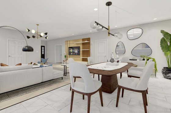 Interior - Other 1 for Ranch House Plan #1060-311 - 6 bed, 4 bath