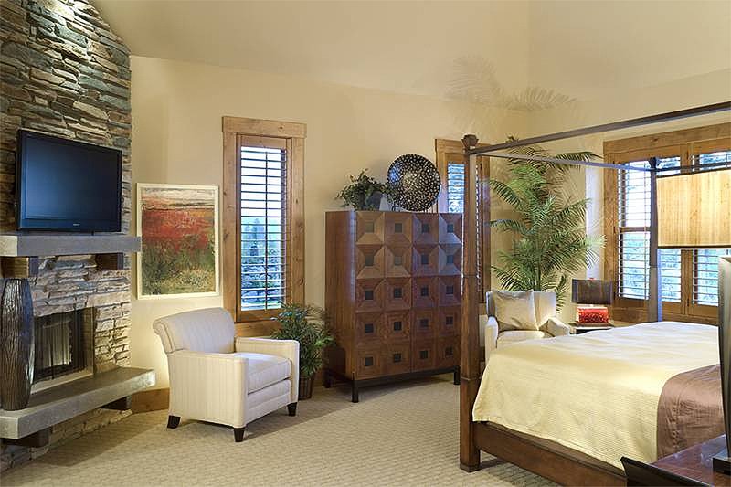 Home Plan - Master Bedroom - 5100 Square foot Craftsman home