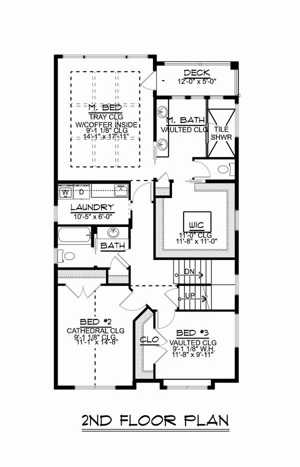 Dream House Plan - Craftsman Floor Plan - Upper Floor Plan #1064-84
