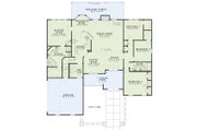 European Style House Plan - 4 Beds 2 Baths 2135 Sq/Ft Plan #17-156 Floor 