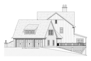 Exterior - Other Elevation for Tudor House Plan #901-99 - 4 bed, 3.5 bath