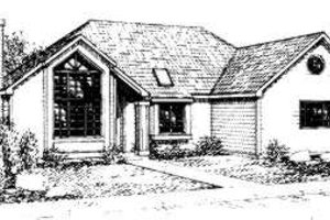 Contemporary Exterior - Front Elevation Plan #303-103