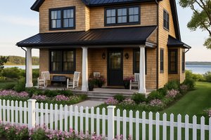 Cottage Exterior - Front Elevation Plan #928-314