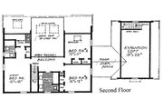 Colonial Style House Plan - 4 Beds 3.5 Baths 2270 Sq/Ft Plan #315-109 