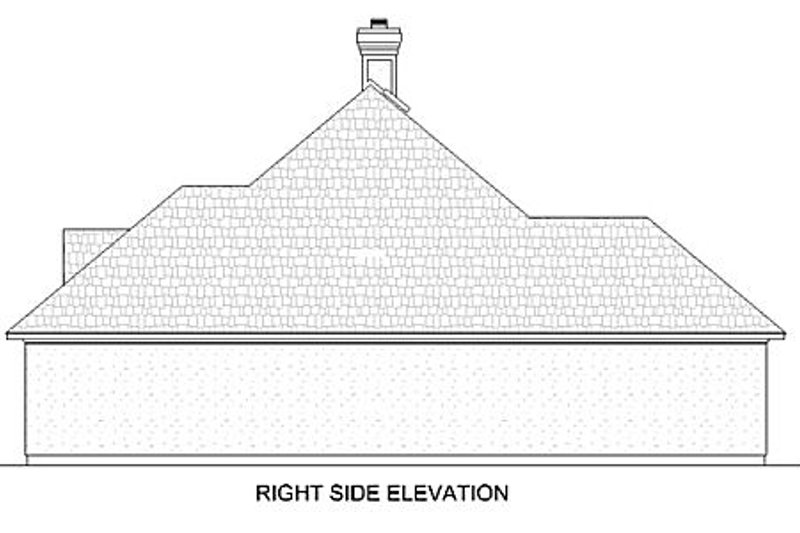 Dream House Plan - Exterior - Other Elevation 2 for European House Plan #45-337 - 4 bed, 2 bath