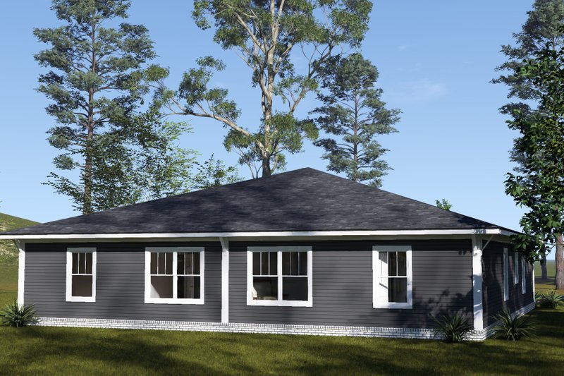 Home Plan - Exterior - Other Elevation 2 for Modern House Plan #513-2476 - 3 bed, 2 bath