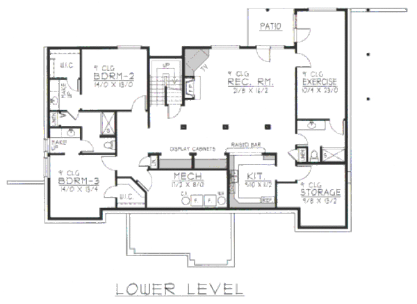 Bungalow Style House Plan - 4 Beds 4.5 Baths 4704 Sq/Ft Plan #112-153