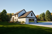 Contemporary Style House Plan - 4 Beds 3.5 Baths 3101 Sq/Ft Plan #1116-10 Exterior 