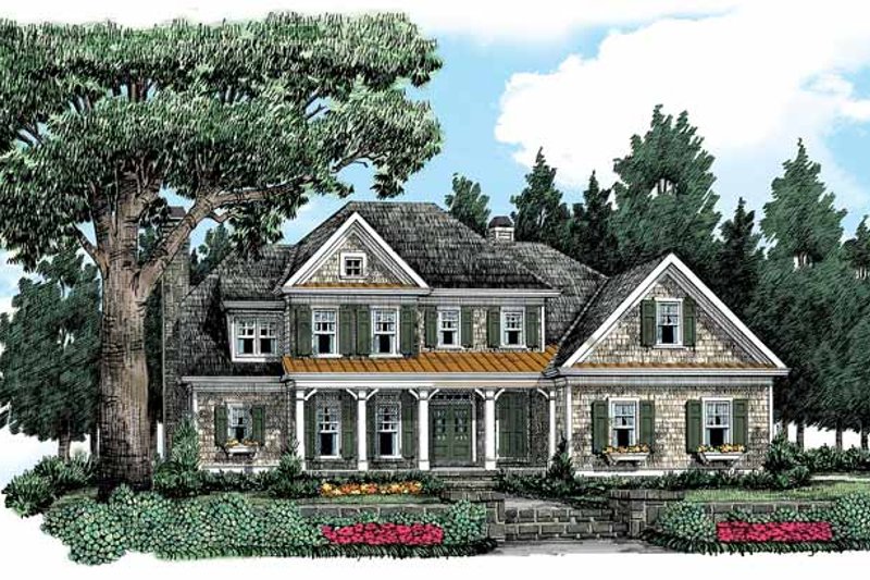 House Plan Design - Country Exterior - Front Elevation Plan #927-361