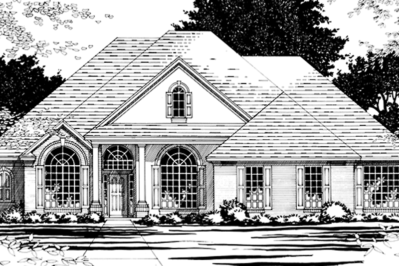 Dream House Plan - European Exterior - Front Elevation Plan #472-336