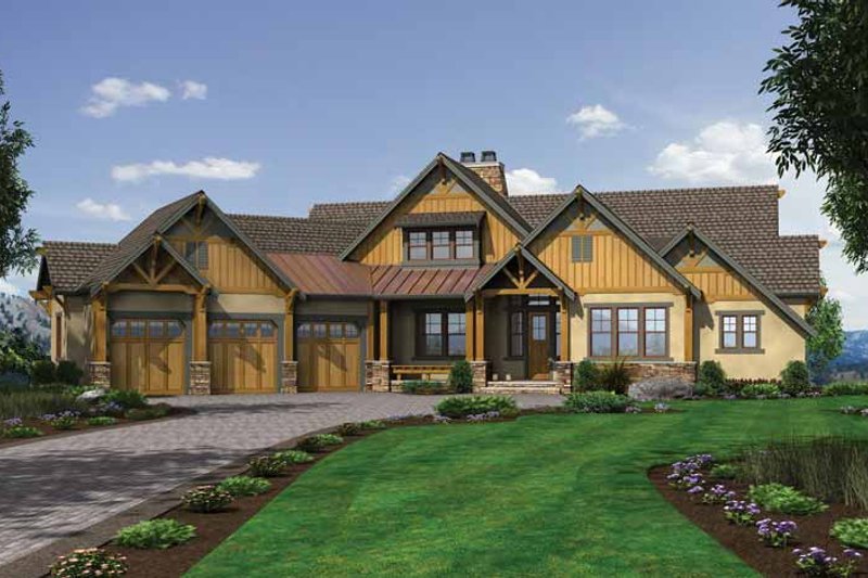 Home Plan - Craftsman Exterior - Front Elevation Plan #132-560