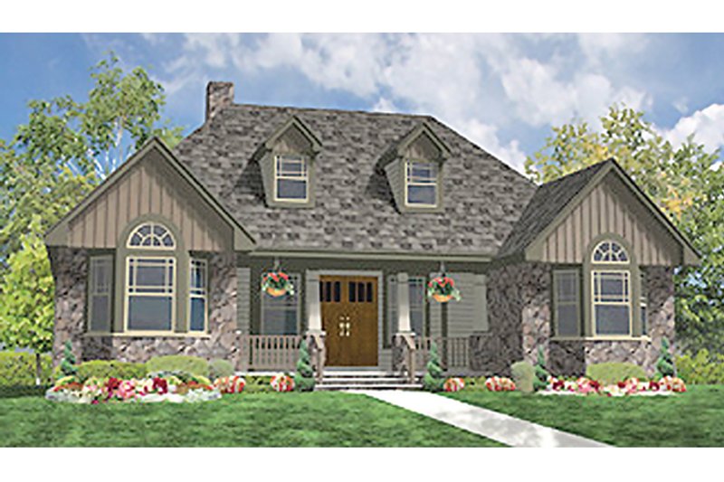 Dream House Plan - Exterior - Front Elevation 3 for Craftsman House Plan #314-279 - 3 bed, 2 bath