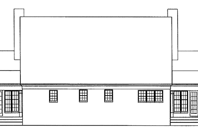 Home Plan - Exterior - Rear Elevation for Victorian House Plan #1051-21 - 3 bed, 2.5 bath