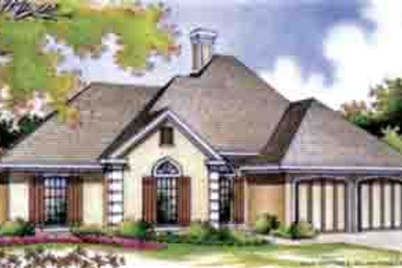 House Plan Design - European Exterior - Front Elevation Plan #45-256