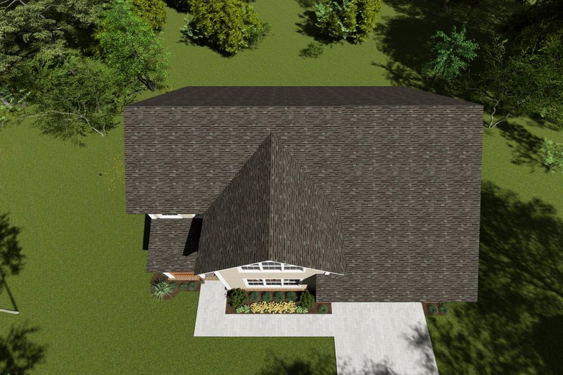 Home Plan - Exterior - Other Elevation 3 for Traditional House Plan #513-2081 - 3 bed, 2.5 bath