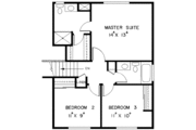 Contemporary Style House Plan - 3 Beds 2.5 Baths 1640 Sq/Ft Plan #60-681 