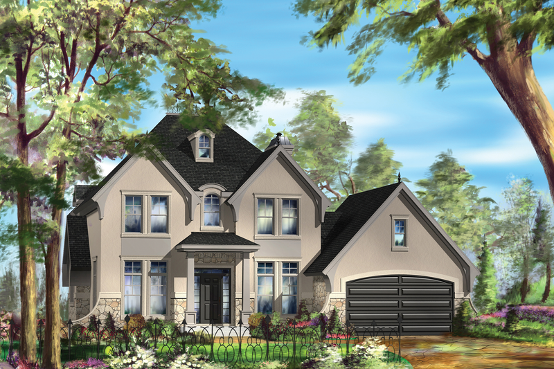 House Design - European Exterior - Front Elevation Plan #25-4794