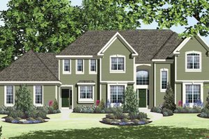 House Plan Design - Traditional Exterior - Front Elevation Plan #328-465