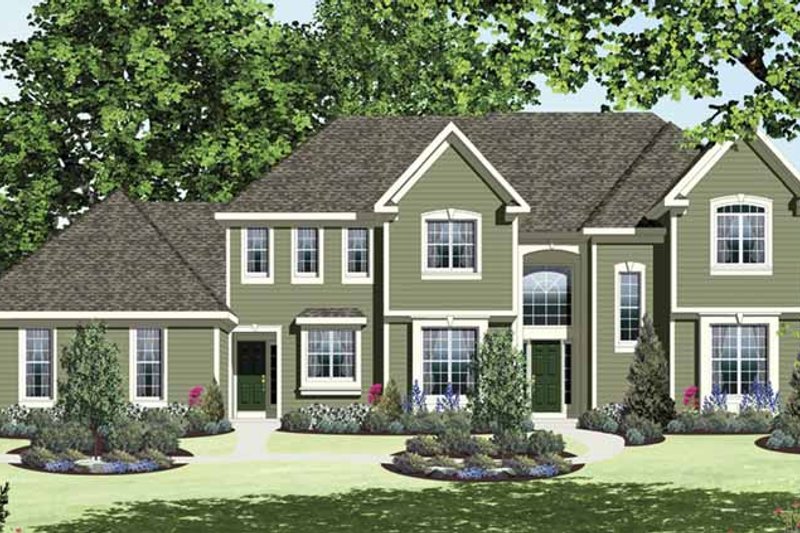 Home Plan - Traditional Exterior - Front Elevation Plan #328-465