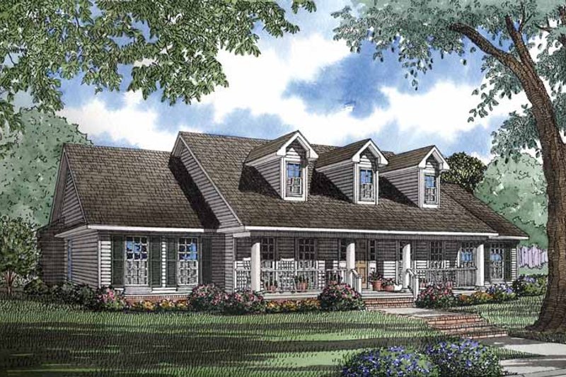 Home Plan - Classical Exterior - Front Elevation Plan #17-2898