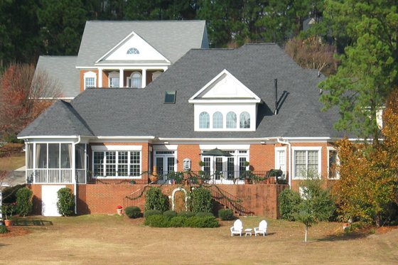 Exterior - Rear Elevation for Traditional House Plan #1054-80 - 5 bed, 4.5 bath