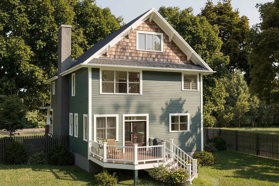 Exterior - Other Elevation for Craftsman House Plan #79-279 - 4 bed, 3 bath