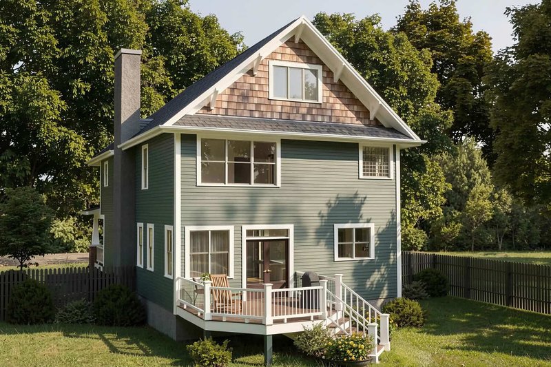 Architectural House Design - Exterior - Other Elevation for Craftsman House Plan #79-279 - 4 bed, 3 bath