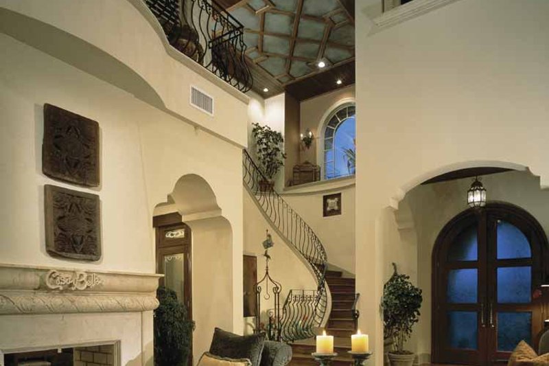 Dream House Plan - Interior - Entry for Mediterranean House Plan #1039-2 - 5 bed, 5 bath