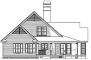Country Style House Plan - 3 Beds 2 Baths 2042 Sq/Ft Plan #929-335 