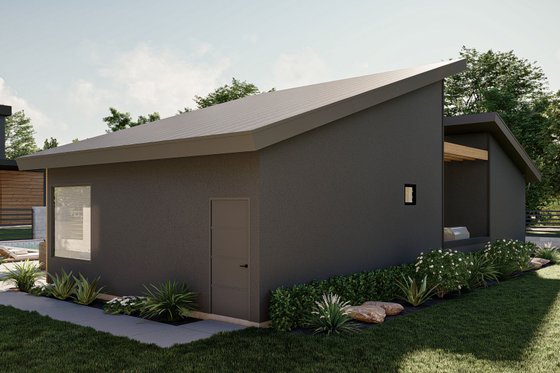 Exterior - Other Elevation for Modern House Plan #455-609, 1 bath