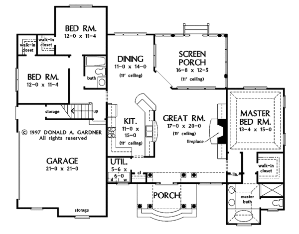 Home Plan - Mediterranean Floor Plan - Main Floor Plan #929-291
