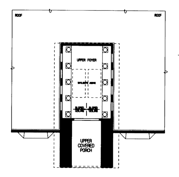 Home Plan - Mediterranean Floor Plan - Upper Floor Plan #72-900